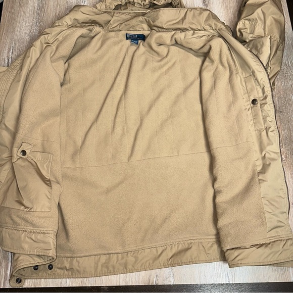Polo Ralph Lauren Men’s Bomber Jacket With Hoodie Weather Protection Lined 4XB - Picture 7 of 16